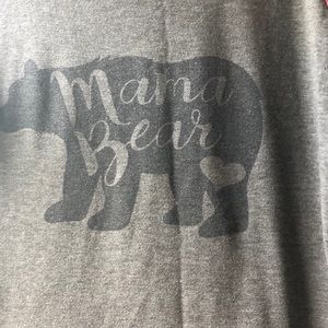 Mama bear plaid long sleeve